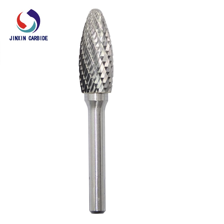 Type H Flame Shape Tungsten Carbide Rotary Burrs 
